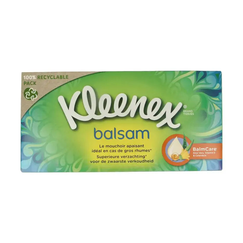 Kleenex Balsam tissue box 64 stuks