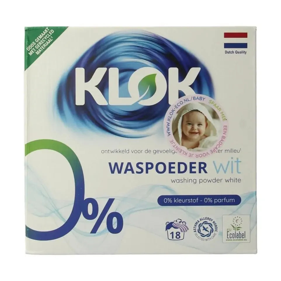 Klok Waspoeder wit 1170 gram
