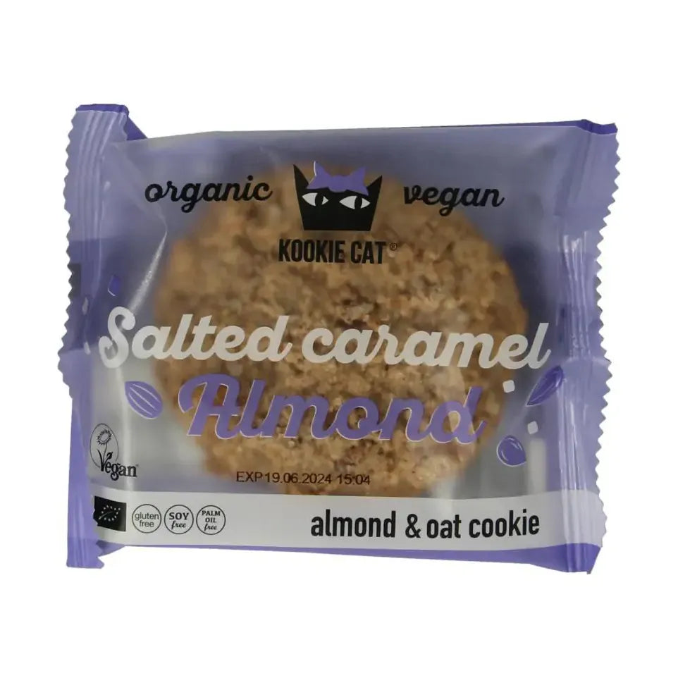 Kookie Cat Salted caramel & almonds 50 gram