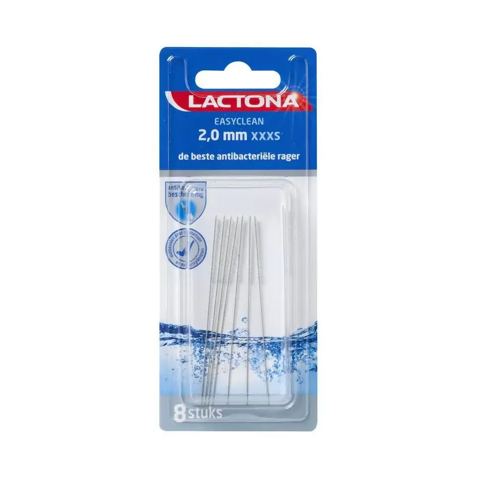 Lactona Interdental cleaner XXXS 2mm 8 stuks