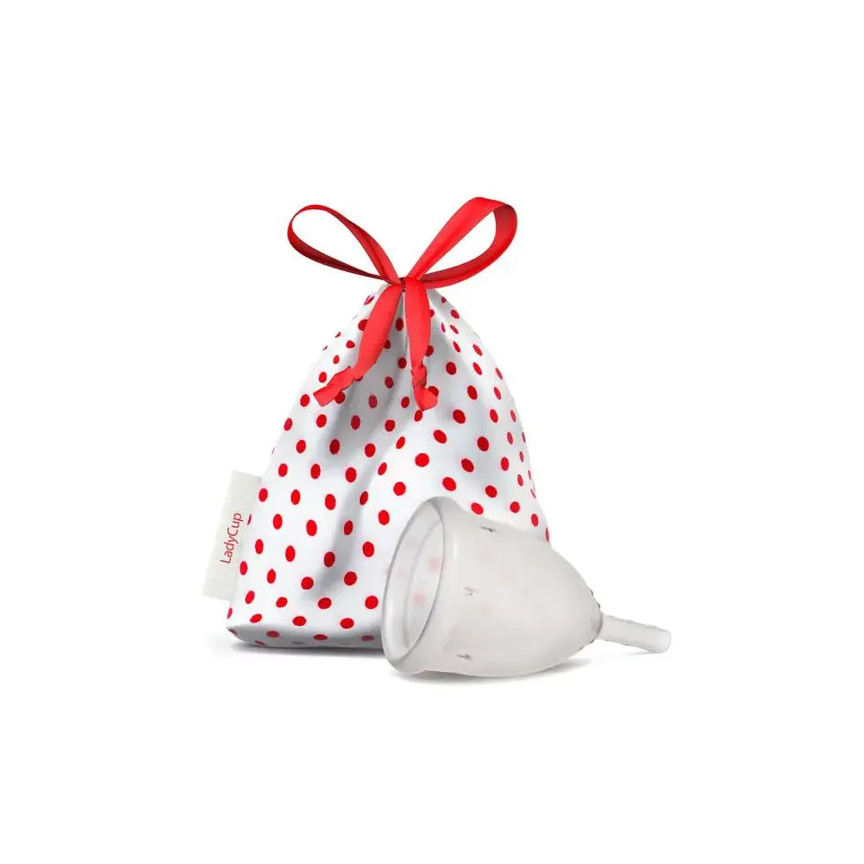 Ladycup Menstruatie cup transparant maat S 40mm