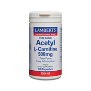 Lamberts Acetyl l-carnitine 500 mg 60 capsules
