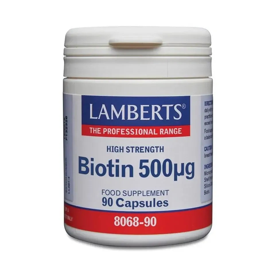 Lamberts Vitamine B8 500 mcg (biotine) 90 vcaps