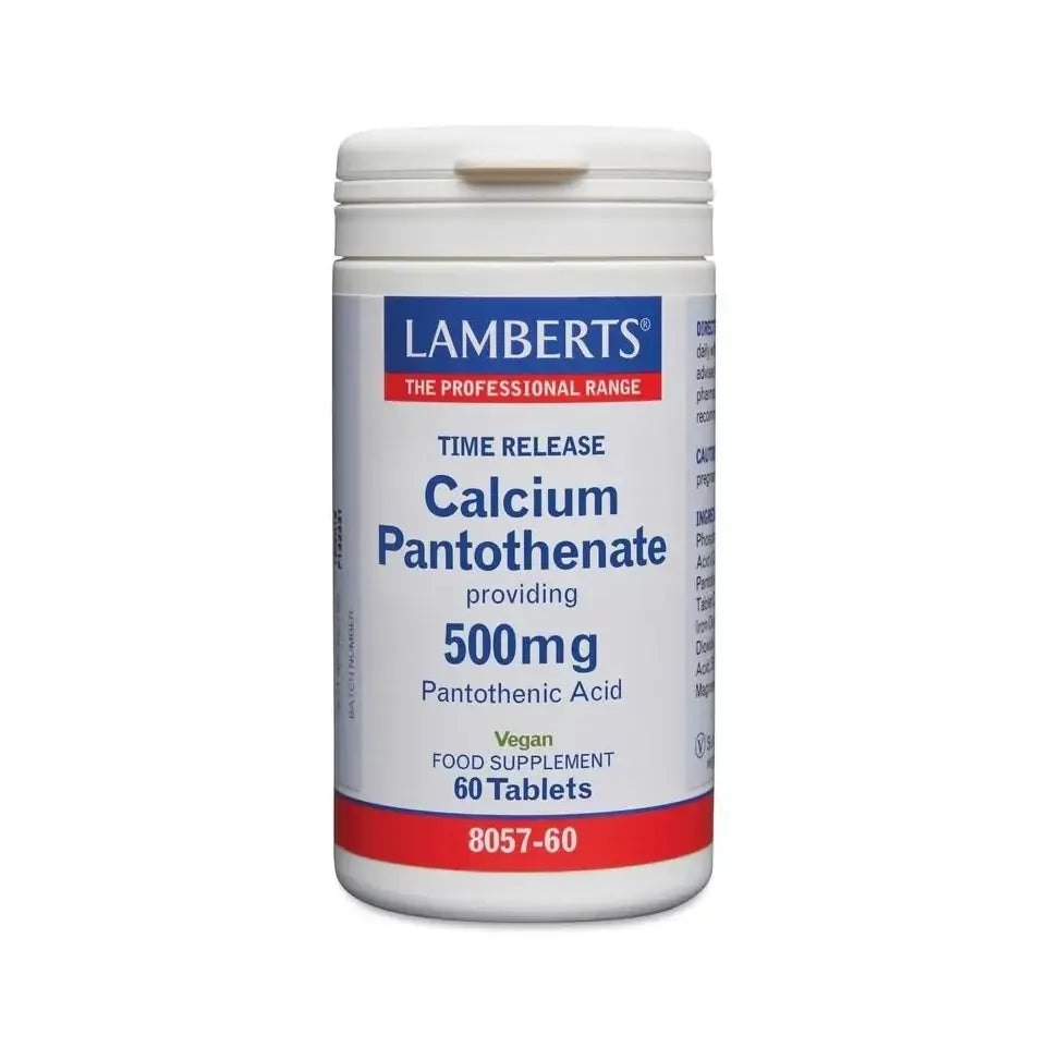 Lamberts Vitamine B5 (calcium pantothenaat) time release 60