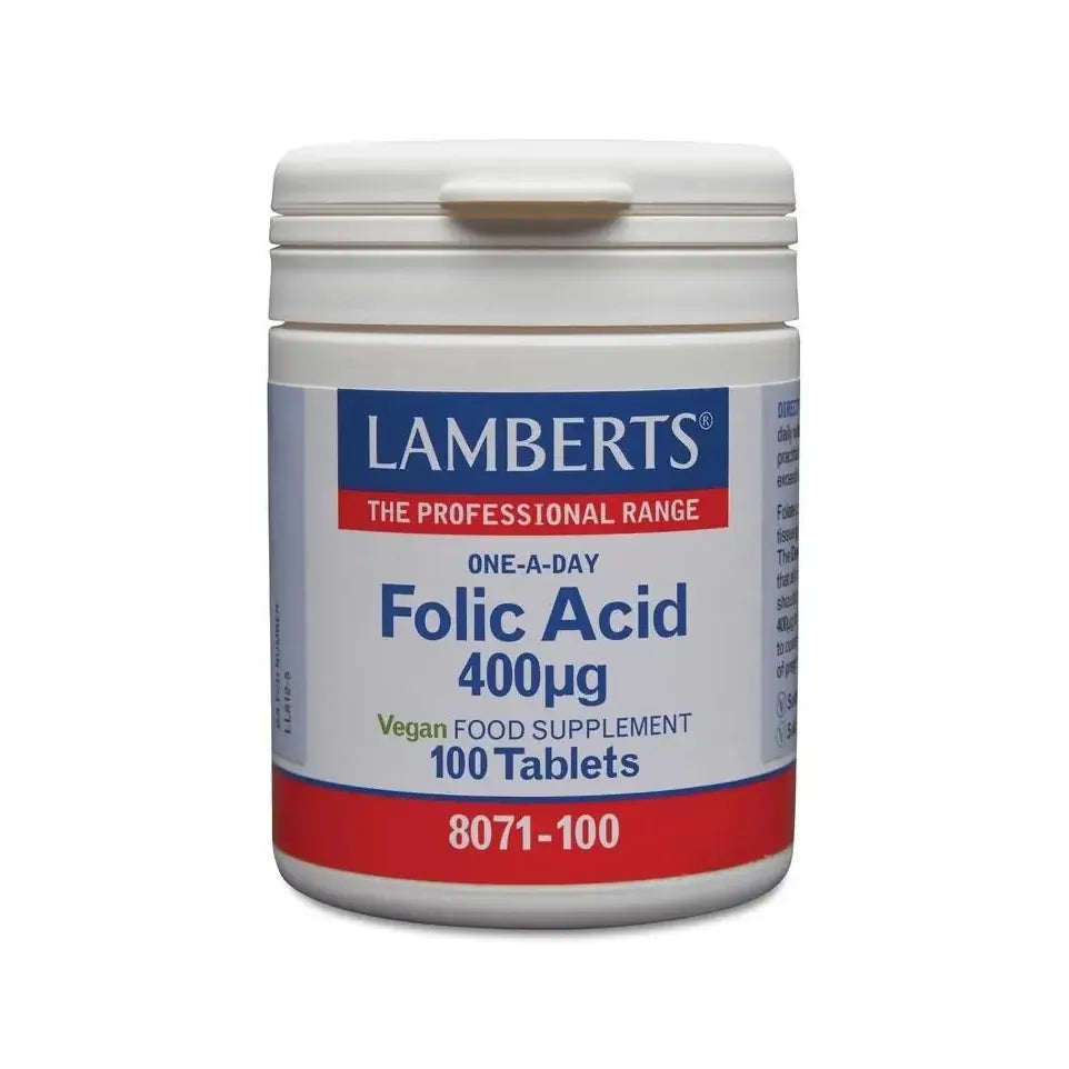 Lamberts Vitamine B11 400 mcg (foliumzuur) 100 tabletten
