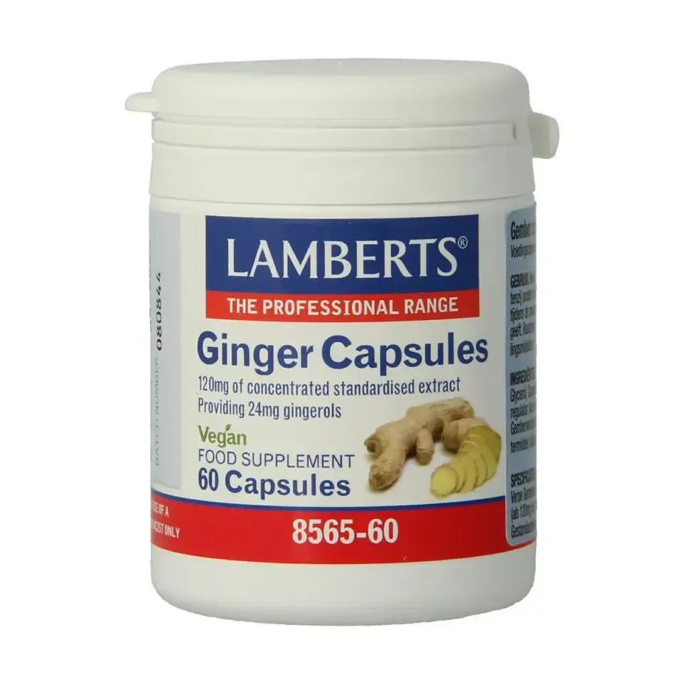 Lamberts Gember (ginger) 60 vcaps