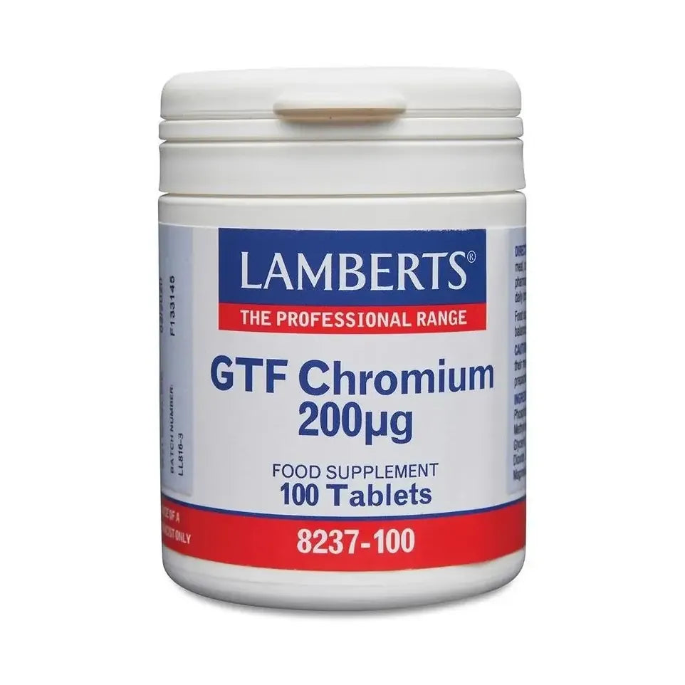 Lamberts GTF chroom 200 mcg 100 tabletten