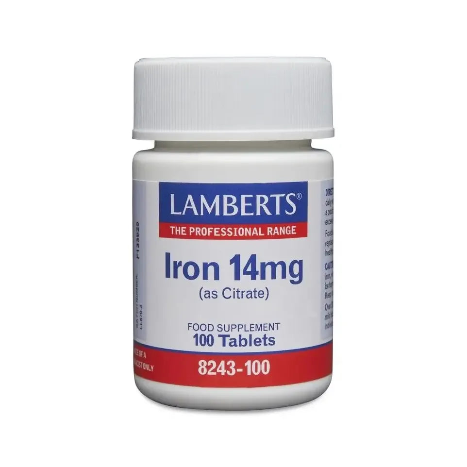 Lamberts IJzer citraat 14 mg 100 tabletten