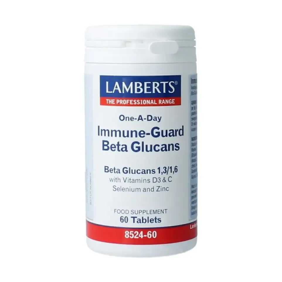Lamberts Immune guard betagluc l8524-60 60 tabletten