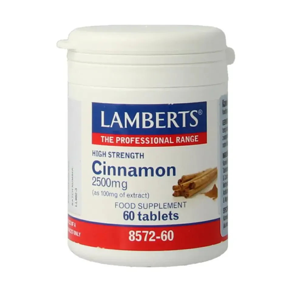 Lamberts Kaneel 2500 mg (cinnamon) 60 tabletten