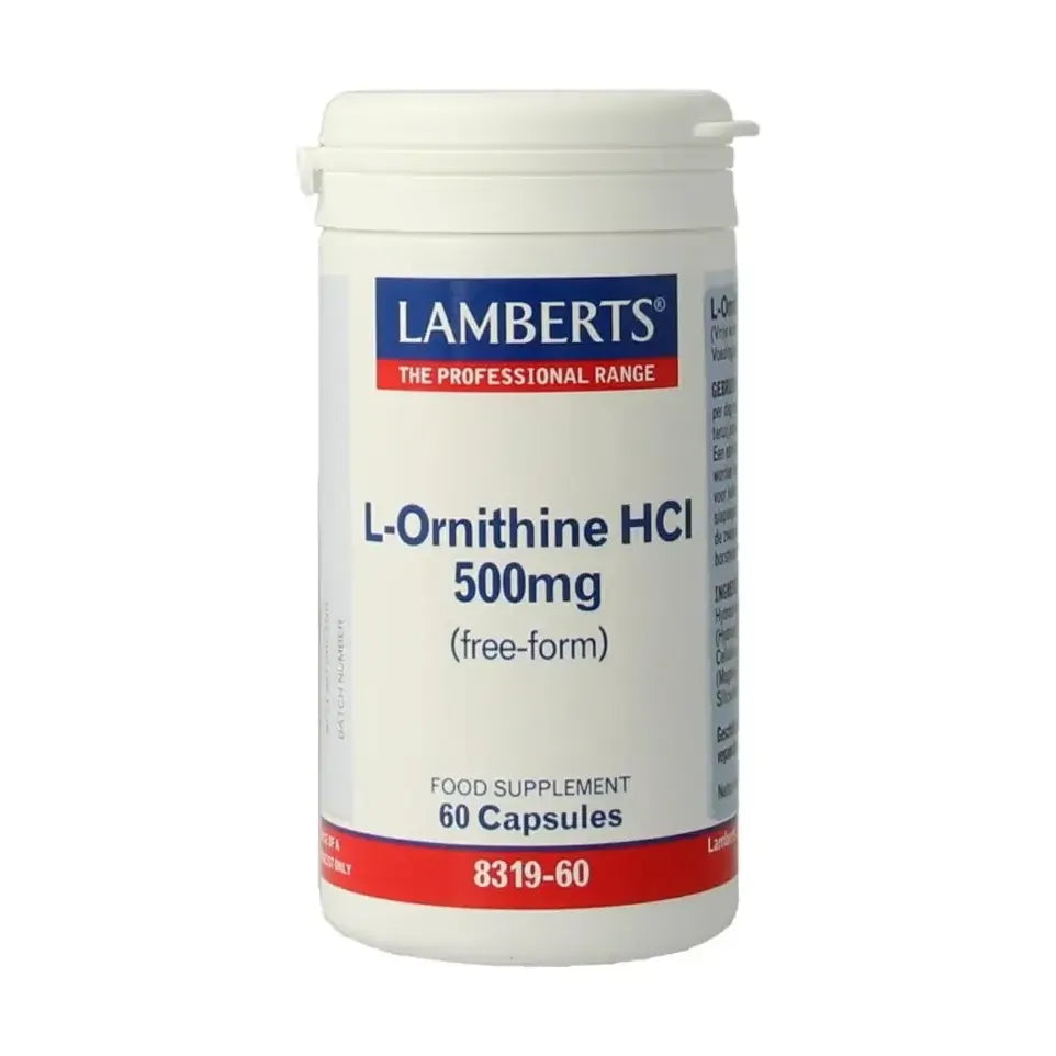 Lamberts L-Ornithine 500 mg 60 vcaps