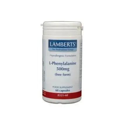 Lamberts L-Phenylalanine 500 mg 60 capsules