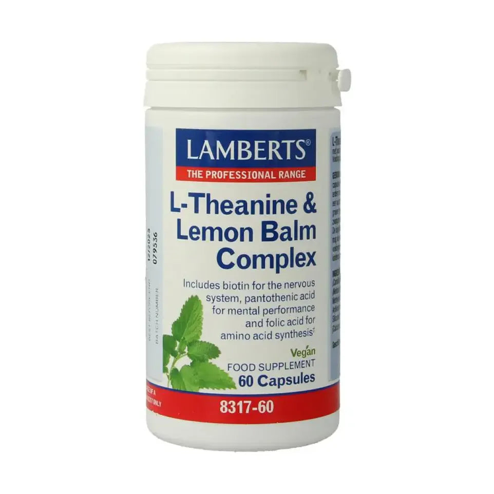 Lamberts L-Theanine & citroenmelisse complex 60 capsules
