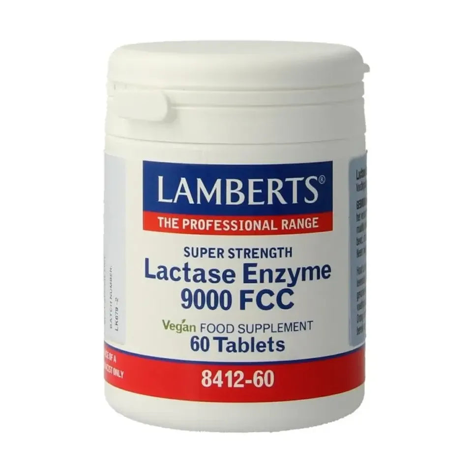 Lamberts Lactase enzym 9000 FCC 60 tabletten