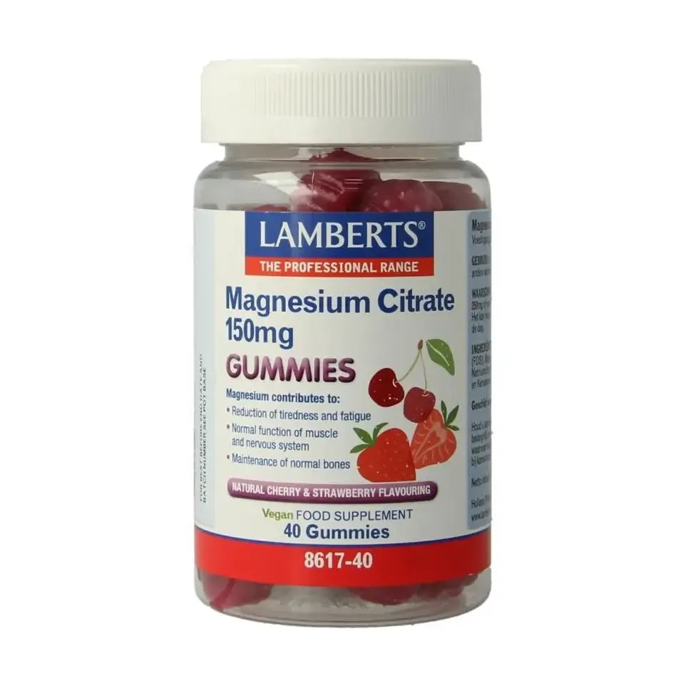 Lamberts Magnesium citraat 40 gummies