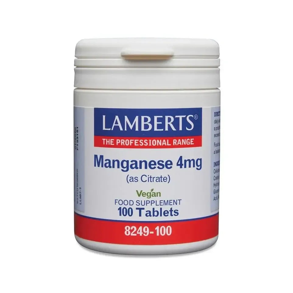 Lamberts Mangaan (manganese) 4 mg 100 tabletten