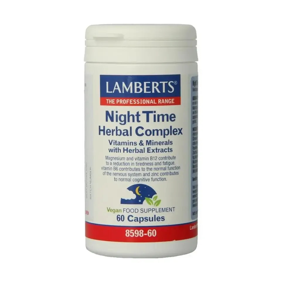 Lamberts Night time kruiden complex 60 capsules