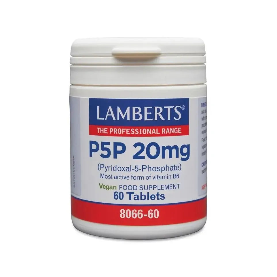 Lamberts Vitamine B6 (P5P) 20 mg 60 tabletten