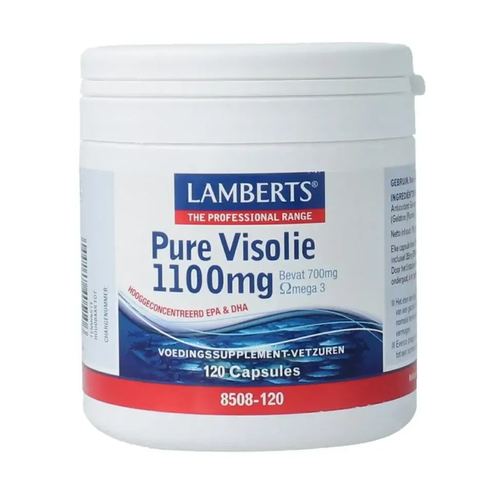 Lamberts Pure visolie 1100 mg omega 3 120 capsules