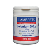 Lamberts Selenium 200 mcg met vitamine A C E 100 tabletten