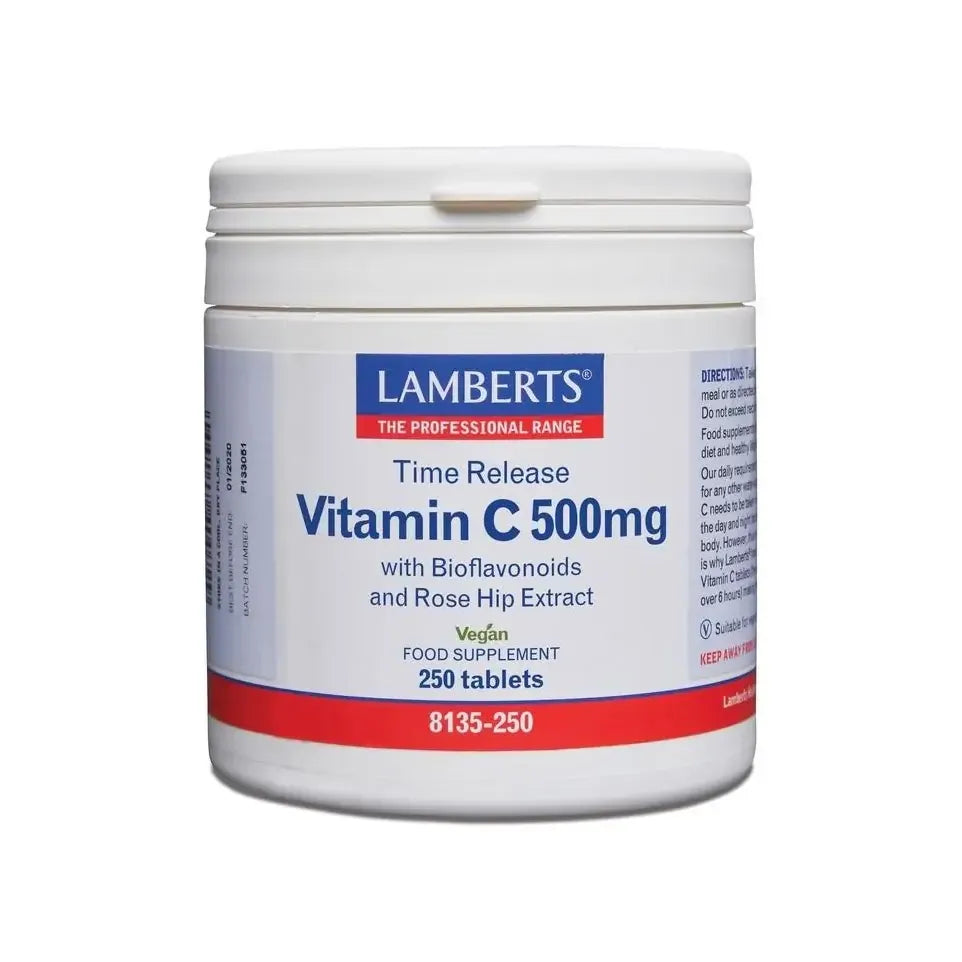 Lamberts Vitamine C 500 time released & bioflavonoiden 250