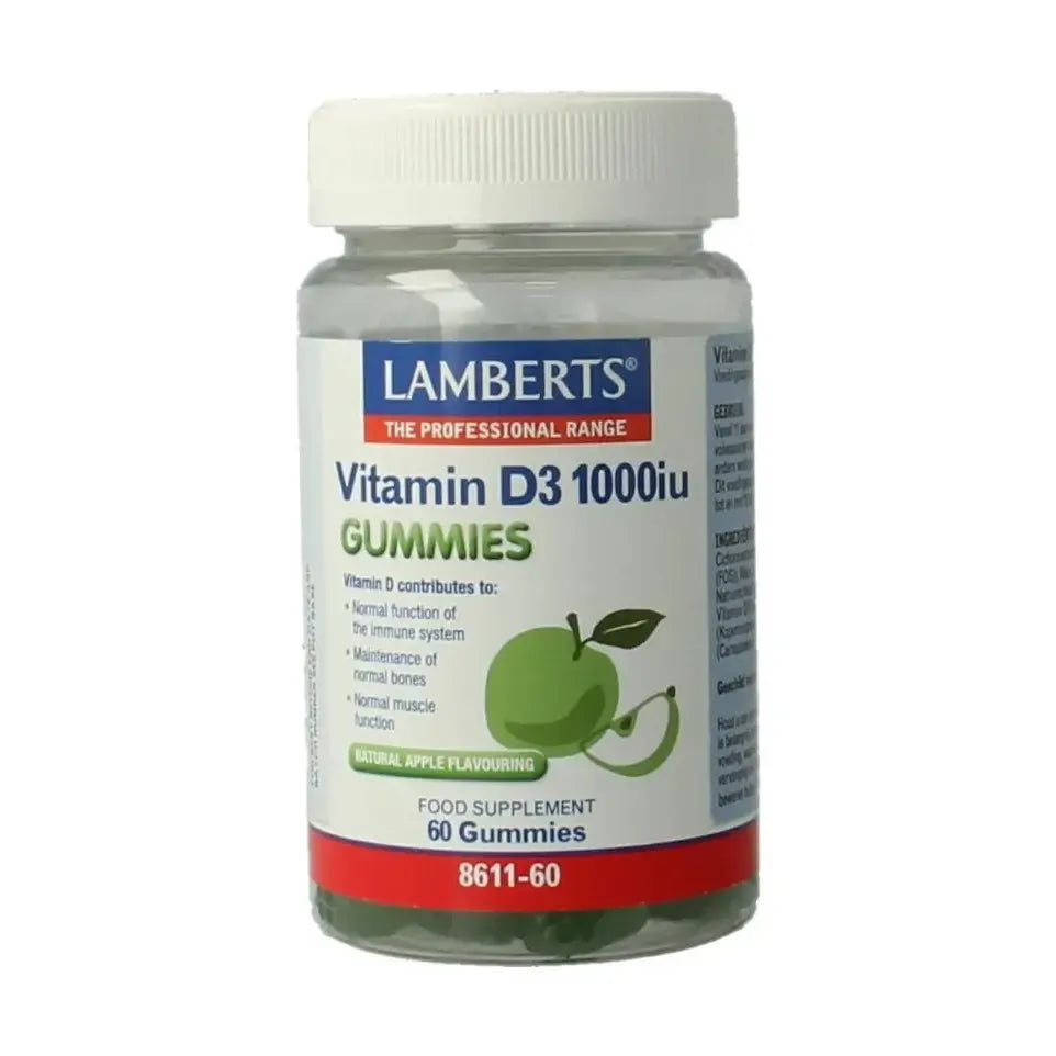 Lamberts Vitamine d3 100ie 60 gummies