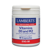 Lamberts Vitamine D3 50 mcg en K2 90 mcg 90 capsules