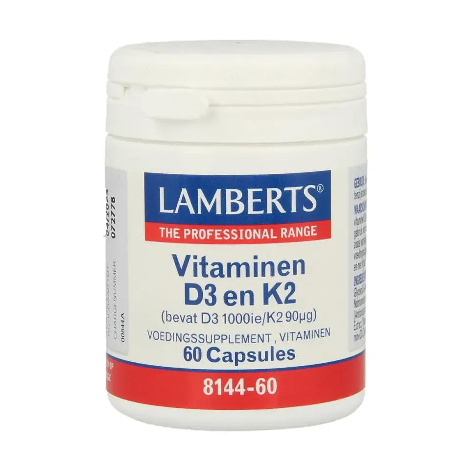 Lamberts Vitamine D3 en K2 60 tabletten