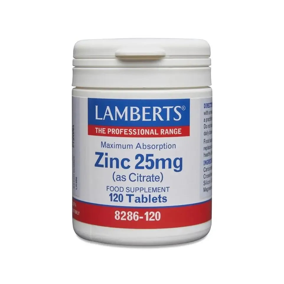 Lamberts Zink citraat 25mg 120 tabletten