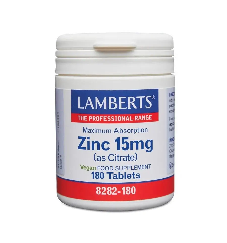 Lamberts Zink citraat 15 mg 180 tabletten