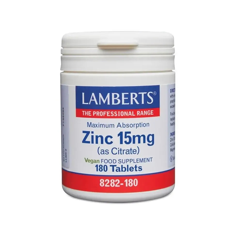 Lamberts Zink citraat 15 mg 180 tabletten