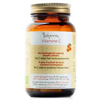 Laveen Vitamine C acerola biologisch 60 vcaps