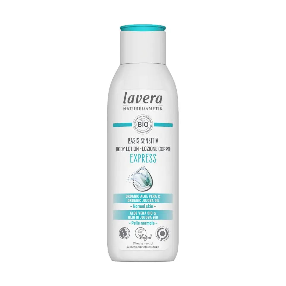 Lavera Basis Sensitiv bodylotion express EN-IT 250 ml