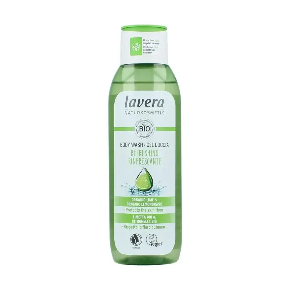 Lavera Douchegel / body wash refreshing biologisch EN-IT 250 ml