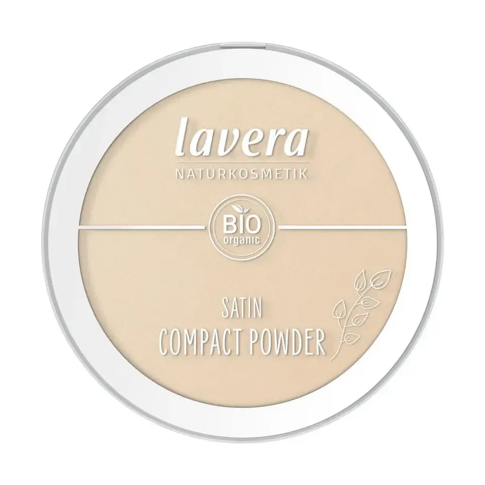 Lavera Satin compact powder medium 01 EN-FR-IT-DE 9,5 gram
