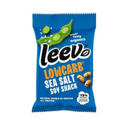Leev Bio lowcarb snack soyabonen met zeezout 45 gram