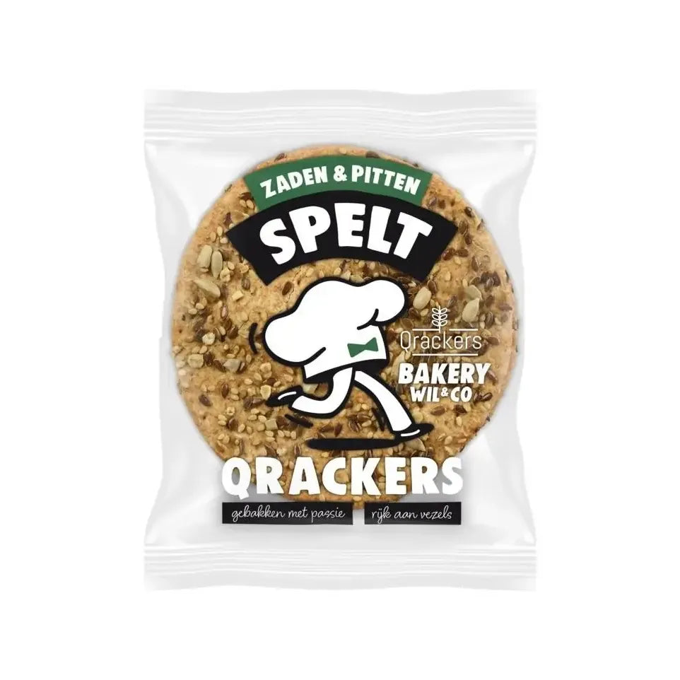 Leev Crackers spelt zaden/pitten biologisch 44 gram