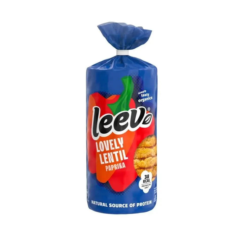 Leev Lovely lentil cakes paprika demeter biologisch 117 gram