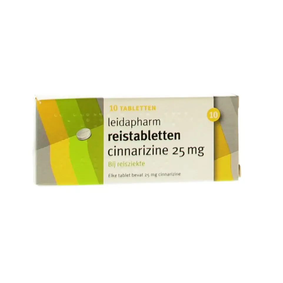 Leidapharm Cinnarazine 25 mg 10 tabletten