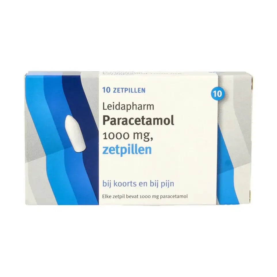 Leidapharm Paracetamol 1000 mg zetpil 10 zetpillen