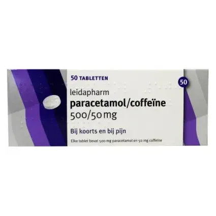 Leidapharm Paracetamol/coffeine CP 550 50 tabletten