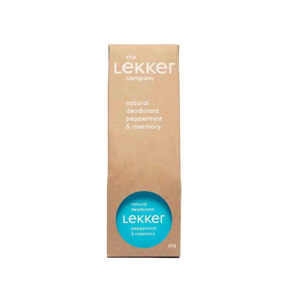 Lekker Company Deodorant pepermunt & rozemarijn 30 gram