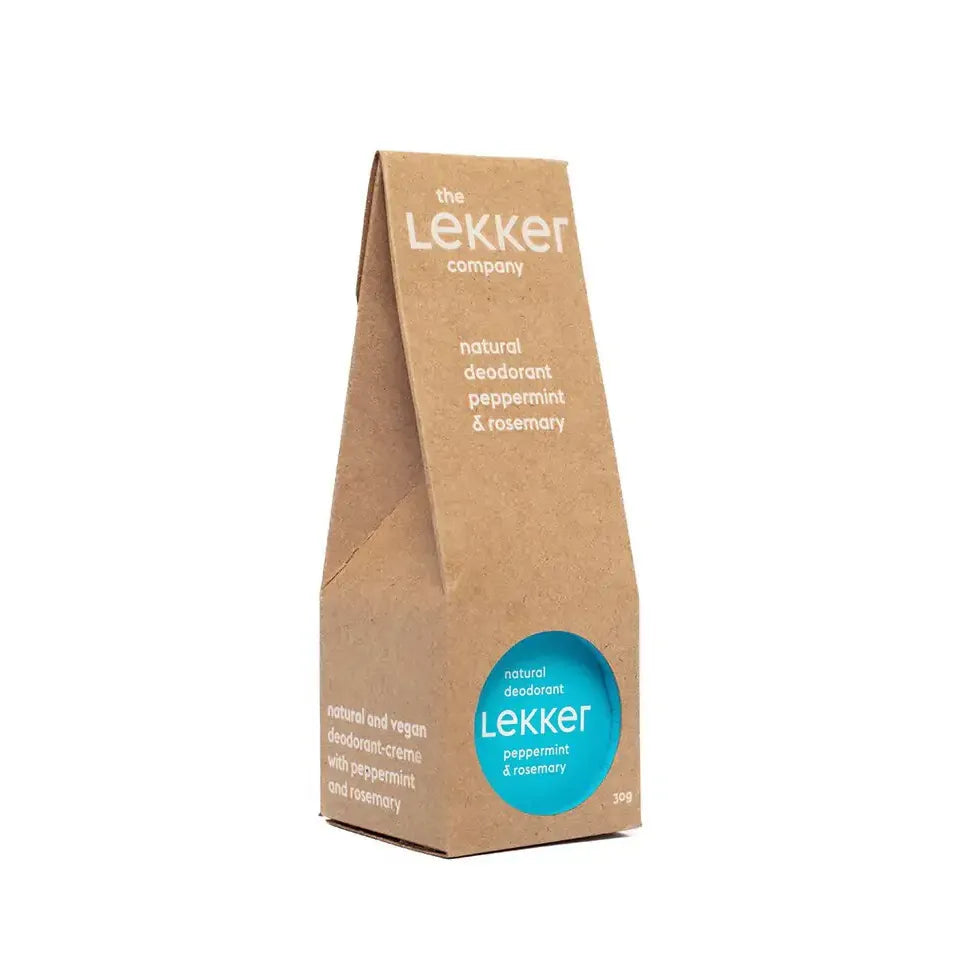 Lekker Company Deodorant pepermunt & rozemarijn 30 gram