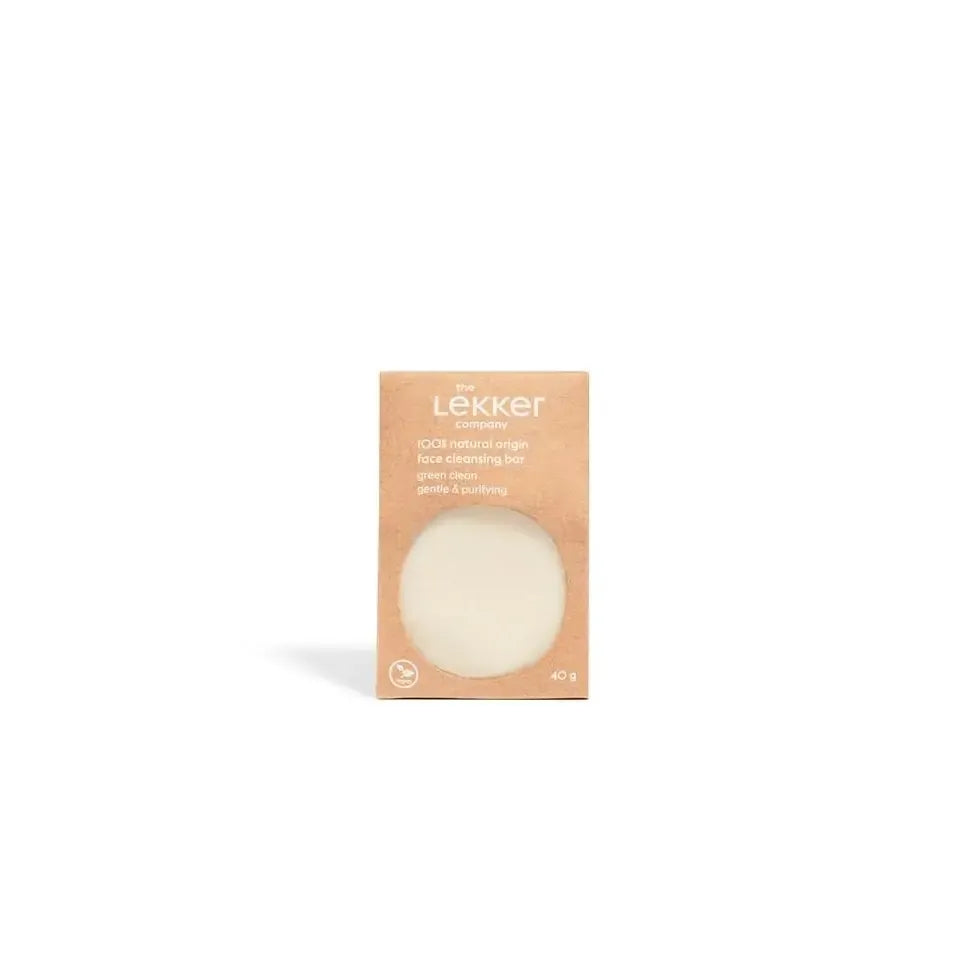 Lekker Company Face bar green clean 40 gram