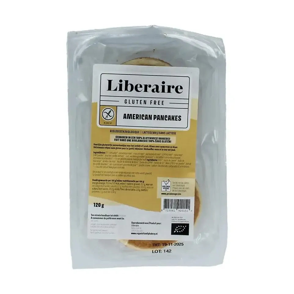 Liberaire american pancaks biologisch 6 stuks