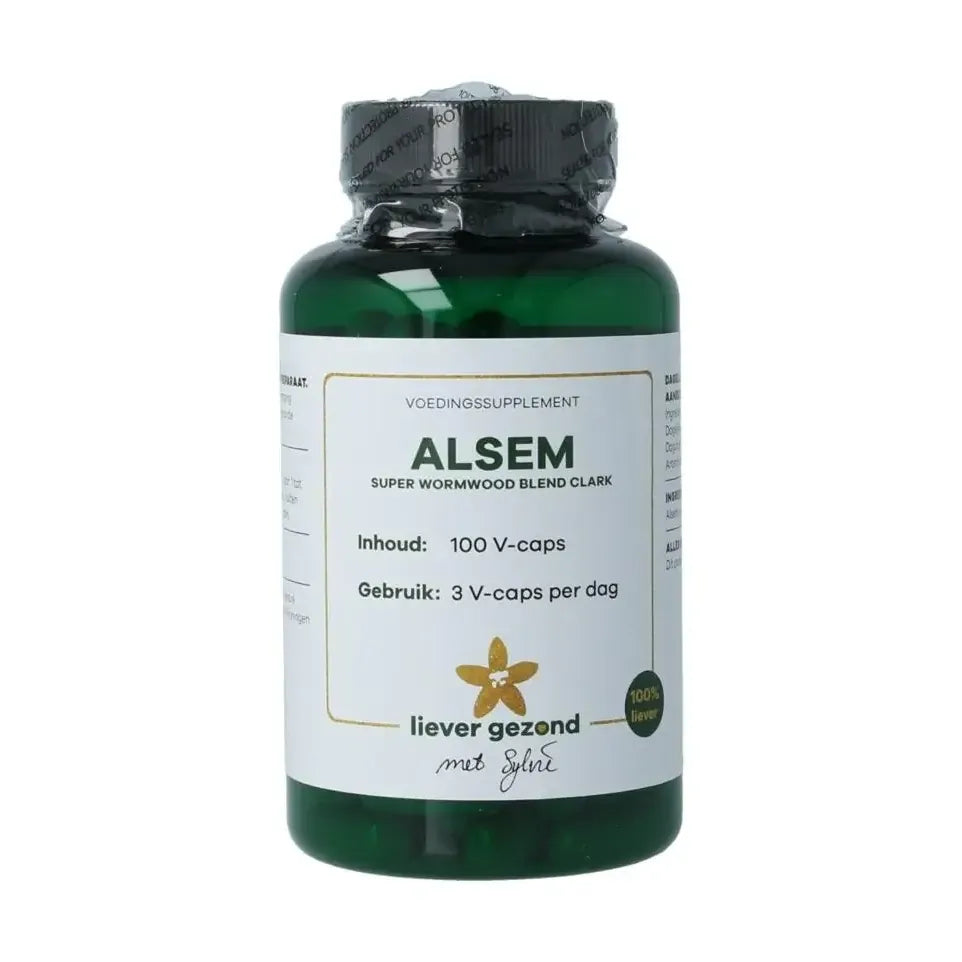 Liever Gezond Alsem super wormwood blend clark 100 vcaps