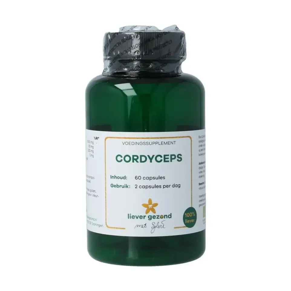 Liever Gezond Cordyceps 800 mg organic 60 vcaps