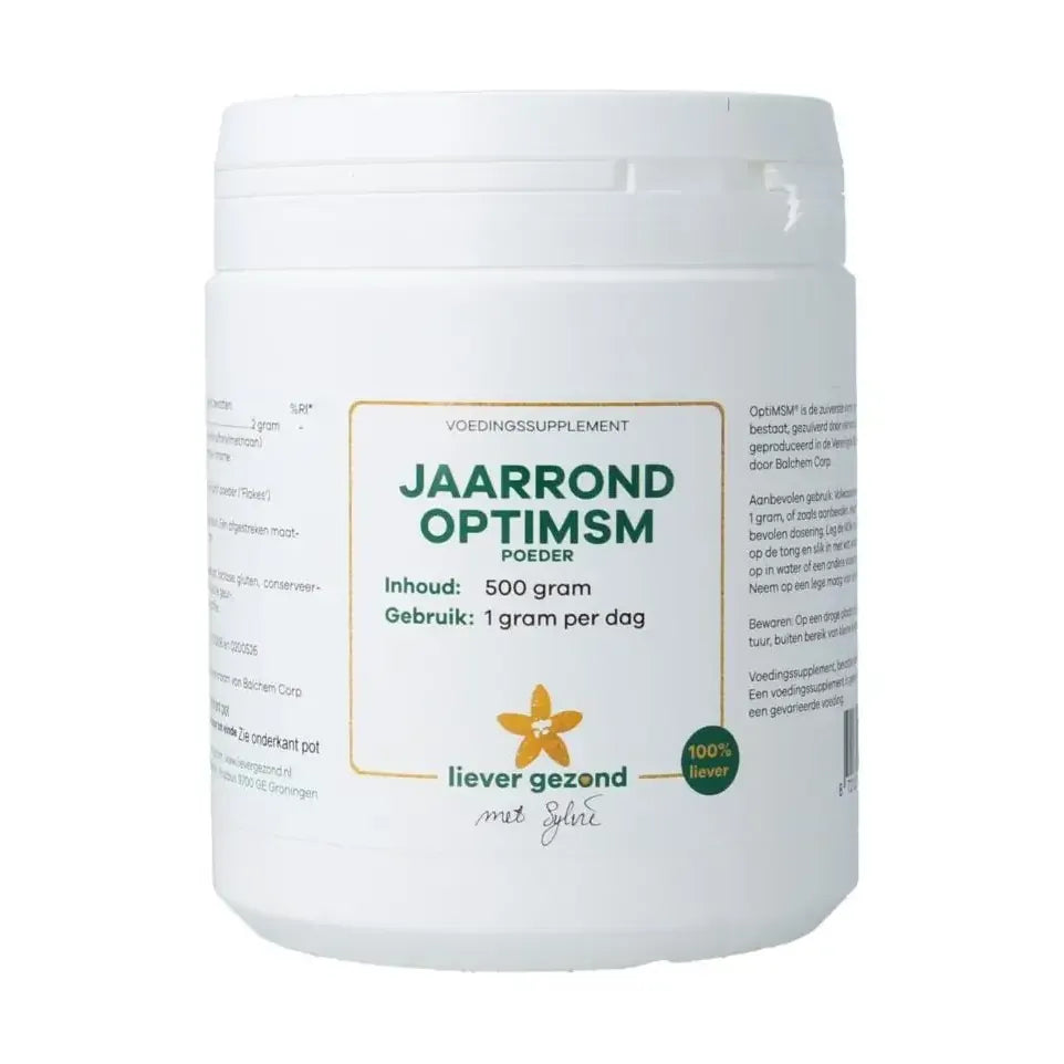 Liever Gezond Jaarrond optimsm poeder 500 gram