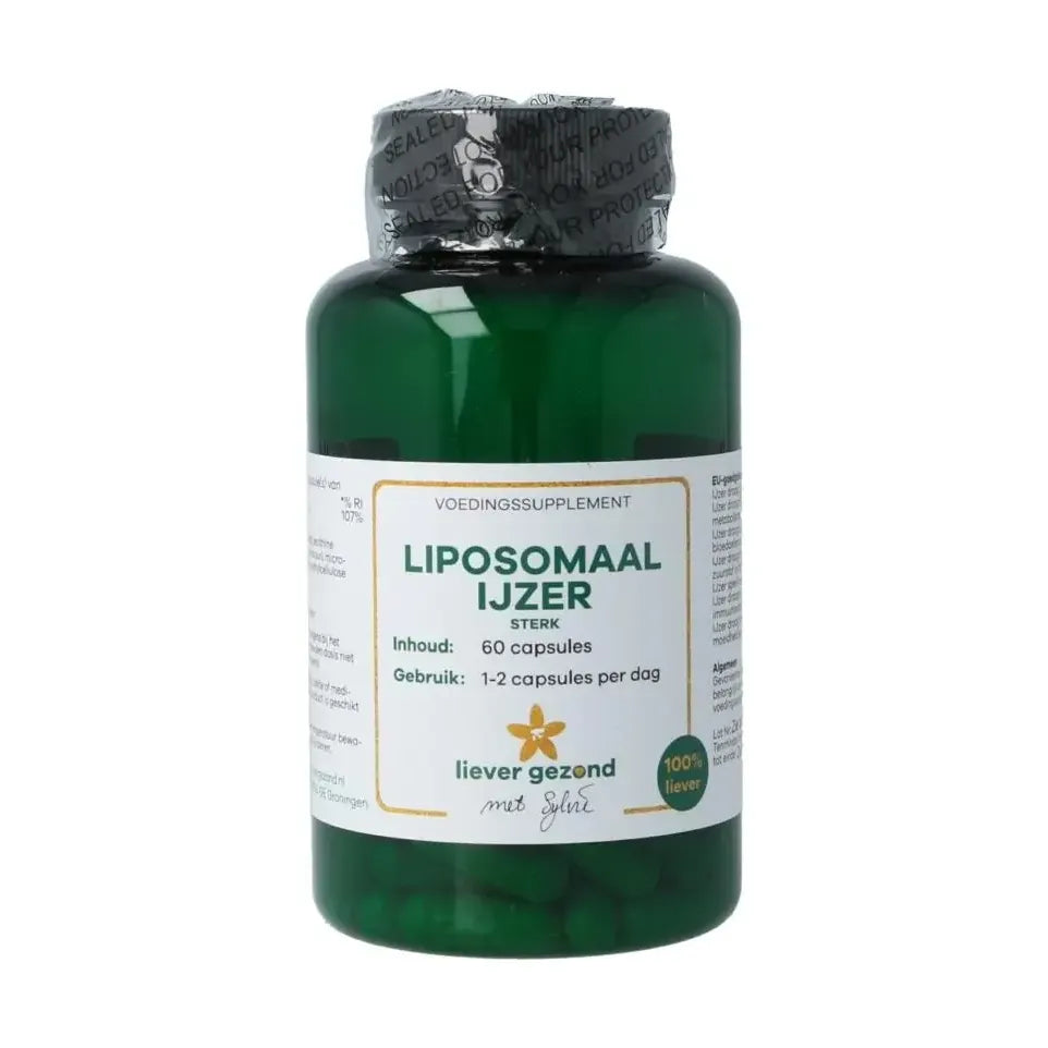 Liever Gezond Liposomaal ijzer sterk 60 vcaps
