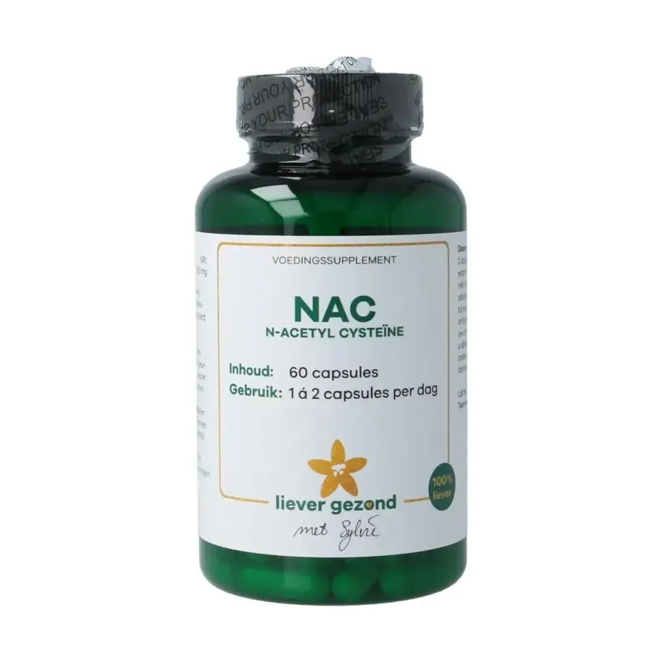 Liever Gezond NAC n-acetyl cysteine 600 mg 60 vcaps